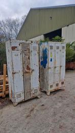 Vintage Industriële Locker/Lokkerkast uit Frankrijk, Ophalen of Verzenden, Gebruikt, Industrieel