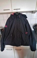 Superdry jas, Kleding | Dames, Zwart, Maat 46/48 (XL) of groter, Zo goed als nieuw, Superdry