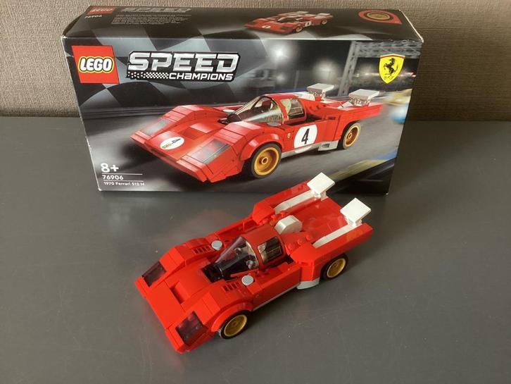 Lego Speed Champions 76906 1970 Ferrari 512 M, Kinderen en Baby's, Speelgoed | Duplo en Lego, Zo goed als nieuw, Lego, Complete set