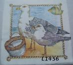 Servetten decoupage/bullet journal * Meeuwen L1456, Hobby en Vrije tijd, Knutselen, Verzenden, Nieuw, Materiaal