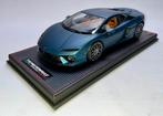 Lamborghini Temerario Matt Blu 1:18 LAMBO062B MR Collection, Ophalen of Verzenden, Nieuw, Auto, Overige merken