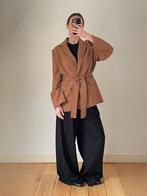 Oversized blazer Zara maat XS-S, Bruin, Zara, Ophalen of Verzenden, Zo goed als nieuw