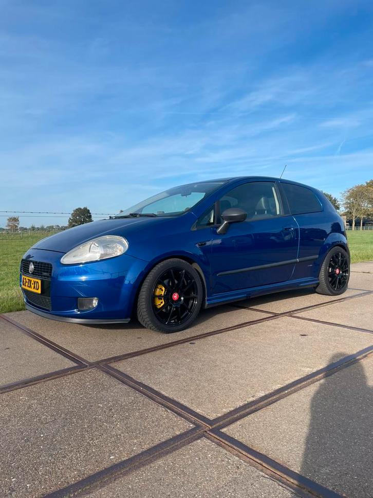 Fiat Punto 1.4 16V Turbo, Auto's, Fiat, Particulier, Punto, Benzine, C, Hatchback, Handgeschakeld, Origineel Nederlands, Blauw