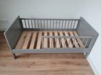 3x Petite Amelie Peuterbed Leon Grijs incl matras beddengoed, Kinderen en Baby's, Ophalen, Gebruikt, Box, Bedje of Wieg