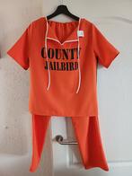 Carnaval kleding  boef pak  maat s/mboef jurk   maat s, Ophalen of Verzenden, Zo goed als nieuw, Carnaval