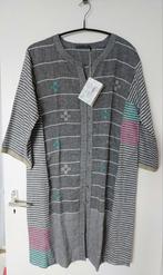 Gudrun Sjöden, 100% linnen jurk "UNIQUM", maat L, nieuw, Maat 42/44 (L), Nieuw, Ophalen of Verzenden, Grijs