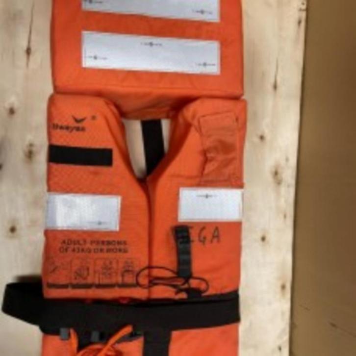 Reddingsvest met drooghoes - verkleurd, Watersport en Boten, Watersportkleding, Nieuw, Reddingsvest of Zwemvest, Dame of Heer