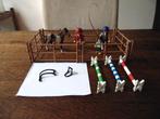 Playmobil 2 x Ruiters Kind Hekken Paard Springbalken, Ophalen of Verzenden, Gebruikt, Los playmobil