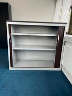 Bruine metalen kantoorkast - 120x46x107cm - MOET WEG!, Huis en Inrichting, Kasten | Roldeurkasten en Archiefkasten, Gebruikt, 100 tot 150 cm