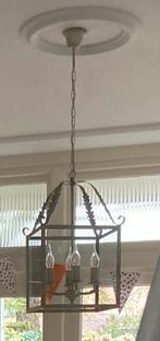 Mooie lamp, crème, Ophalen, Zo goed als nieuw, Glas, Brocant, barok