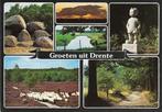 Ansichtkaart	Drenthe	6-luik	Hunebed	Bartje, Verzamelen, Verzenden, 1980 tot heden, Gelopen, Drenthe
