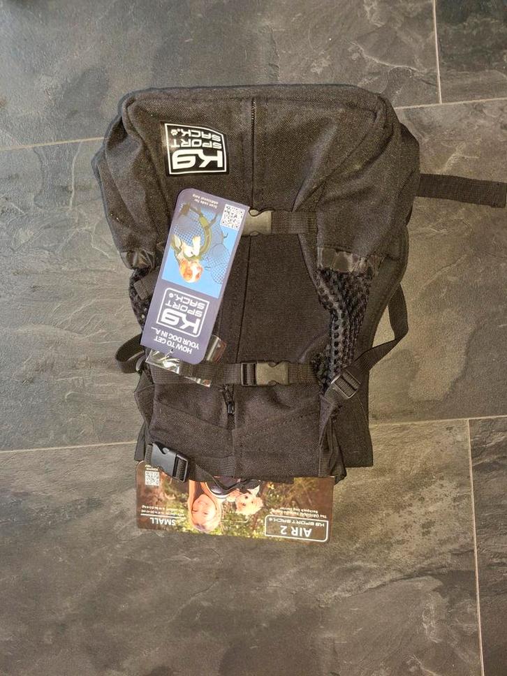 K9 Sportsack air2 S zwart., Dieren en Toebehoren, Honden-accessoires, Nieuw, Ophalen of Verzenden
