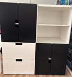 Ikea Kast Stuva Wit/Zwart Front, Ophalen, Minder dan 75 cm, 50 tot 70 cm, 105 cm of meer