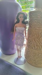Barbie Pop in Paarse Jurk, Ophalen of Verzenden