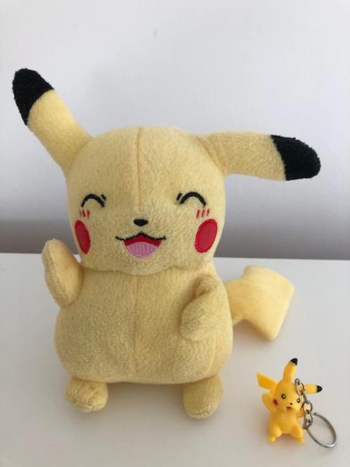 pikatchu knuffel, sleutehanger, bewaarblikje, Kinderen en Baby's, Speelgoed | Knuffels en Pluche, Zo goed als nieuw, Overige typen