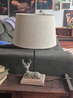 Unieke lamp met hert voet, Ophalen, Gebruikt, 25 tot 50 cm, Rond