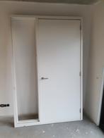 Binnenkozijn met zijlicht en stompe deur, Doe-het-zelf en Verbouw, Deuren en Horren, Ophalen, 80 tot 100 cm, 215 cm of meer, Binnendeur