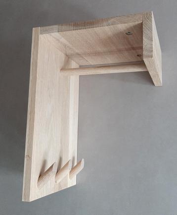 Kompakte, houten kapstok, Woood, haken & hang beschikbaar voor biedingen