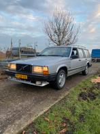 Volvo 740 Turbo Interc Overdrive, Nieuwe APK, Zwart, 4 cilinders, 157 pk, Leder en Stof