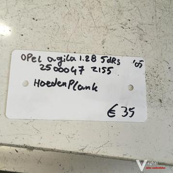 Opel Agila 1.2 B 5 drs 2005 Wagennr 2500047  Hoedenplank beschikbaar voor biedingen