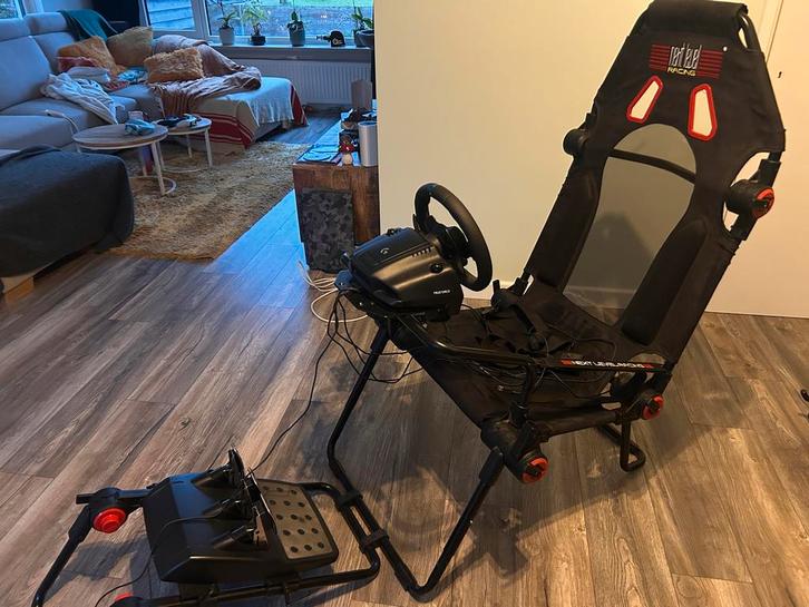 Next Level GT Lite + Logitech G923 + Shifter, Spelcomputers en Games, Spelcomputers | Overige, Zo goed als nieuw, Ophalen of Verzenden