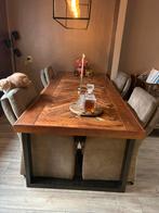 Eettafel+salontafels, Ophalen, Zo goed als nieuw, 4 tot 6 stoelen