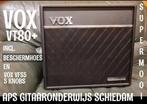 SUPERMOOIE VOX VT80+ GITAARCOMBO 120WT +HOES+VFS5 FOOTSWITCH, Muziek en Instrumenten, Ophalen of Verzenden, Nieuw, Gitaar, 100 watt of meer