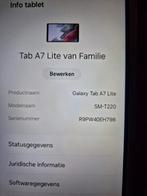Samsung Galaxy Tab A7 Lite - 32GB - WiFi - 8.7 inch, Computers en Software, Android Tablets, Gebruikt, 32 GB, 8 inch, Uitbreidbaar geheugen