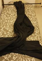 Gordijnroede en verduisterende zwarte gordijnen, 200 cm of meer, Zwart, Ophalen of Verzenden, Zo goed als nieuw