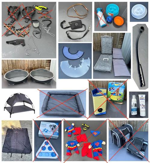hondenriem / bench / mand / anti-schrokbak / compleet!, Dieren en Toebehoren, Honden-accessoires, Zo goed als nieuw, Ophalen of Verzenden