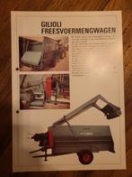 Tractor folder GILIOLI frees voermengwagen, Ophalen of Verzenden, Zo goed als nieuw