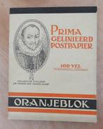 Vintage oranjeblok postpapier ongebruikt, Ophalen of Verzenden