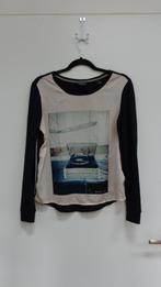 Maison Scotch top, lange mouw, blauw, roomwit, maat 1 (S), Maat 38/40 (M), Blauw, Zo goed als nieuw, Lange mouw