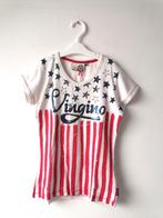 Vingino T-shirt met korte mouwen V-hals, maat 10 = 140, Gebruikt, Meisje, Ophalen of Verzenden, Vingino