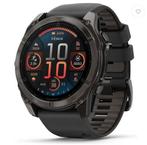 Garmin Fenix 7 Zwart 51mm - Titanium body - Sapphire Glass, Sieraden, Tassen en Uiterlijk, Sporthorloges, Zwart, Nieuw, Ophalen of Verzenden