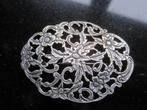Zilveren dames broche gemerkt., Sieraden, Tassen en Uiterlijk, Broches, Ophalen of Verzenden, Gebruikt, Zilver, Zilver