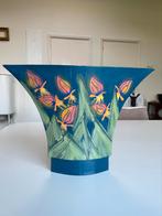 Blauwe Vaas Jan Kamphuis, Overige materialen, 50 tot 75 cm, Blauw, Ophalen of Verzenden