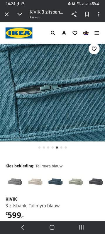 Ikea Kivik driezietsbank - afbeelding 2