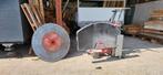 Lissmac-vloerenzaagmachine - Elektrisch - beton, Doe-het-zelf en Verbouw, Gereedschap | Zaagmachines, Ophalen, Gebruikt, 70 mm of meer
