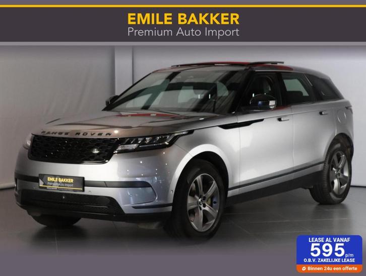 Land Rover Range Rover Velar 2.0 P400e PANO/LEER, Auto's, Land Rover, Bedrijf, Te koop, 360° camera, 4x4, ABS, Achteruitrijcamera