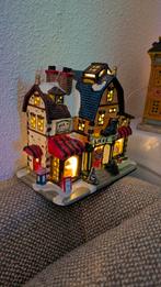 Kerstdorp set eet kraampjes en schoenwinkel, Diversen, Kerst, Ophalen, Zo goed als nieuw