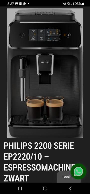 Philips koffiemachine 2220/10 beschikbaar voor biedingen