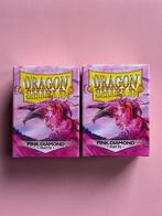 Dragon Shield Sleeves (100 stuks) - Pink Diamond Matte, Ophalen of Verzenden, Nieuw, Sleeves of Kaarthoesjes, Foil