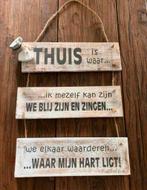 Wandbord spreukbord tekstbord, Huis en Inrichting, Woonaccessoires | Tekstborden en Spreuken, Ophalen of Verzenden, Zo goed als nieuw
