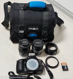 Minolta Dynax 300si Analoge Camera Set, Ophalen of Verzenden, Gebruikt, Spiegelreflex, Minolta