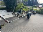 Robuste stalling trailer 6.5m 1200kg as afneembare stelpoten, Watersport en Boten, Boottrailers, Ophalen, Minder dan 1500 kg, Gebruikt
