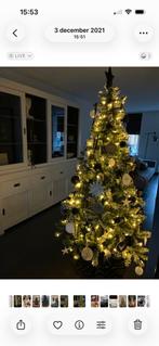 Kunst kerstboom blackbox Bolton 215 cm/107 cm breed, Diversen, Kerst, Ophalen, Gebruikt