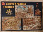 NY Marathon, USA, Streetlife, 3 x 1000 stukjes, Ophalen of Verzenden, 500 t/m 1500 stukjes, Gebruikt, Legpuzzel