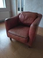 Fauteuil, stoel Baxter, Huis en Inrichting, Ophalen, Minder dan 50 cm, Gebruikt, Leer