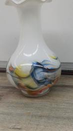 Murano Vaas, Italië, jaren 70, Opaline, Antiek en Kunst, Antiek | Glas en Kristal, Ophalen of Verzenden
